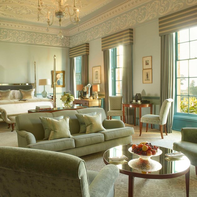The stunning Duke of York suite at The Royal Crescent Hotel & Spa