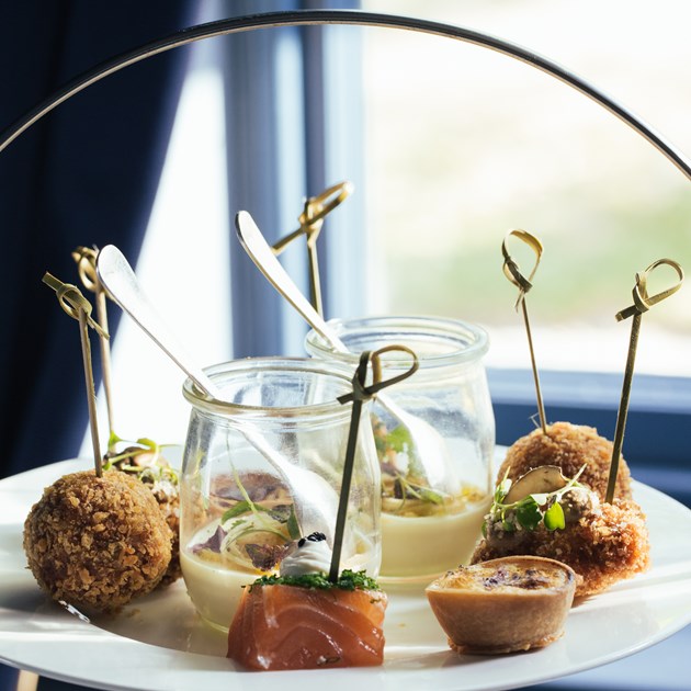 The Montagu Bar offers a stunning light bites menu for when you're feeling peckish.