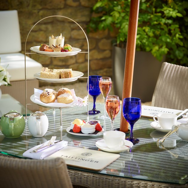 Enjoy a stunning Champagne Afternoon Tea in Bath with us.